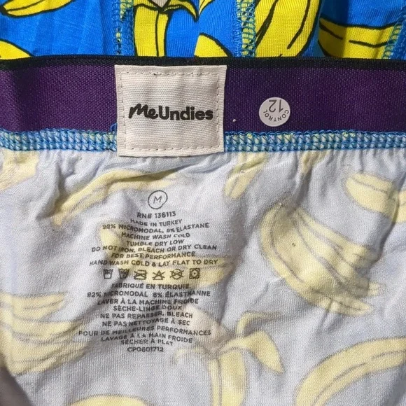 New Me Undies 3 pairs Pattern trunk briefs Underwear  Men's size Medium - Picture 3 of 7